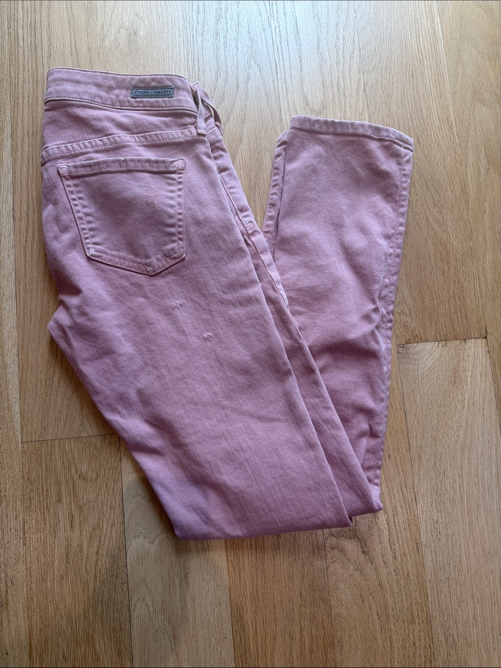 Citizens Of Humanity Dusty Rose Skinny Jeans, Sz 25